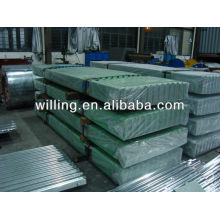Corrugated galvanized roofing sheet building material